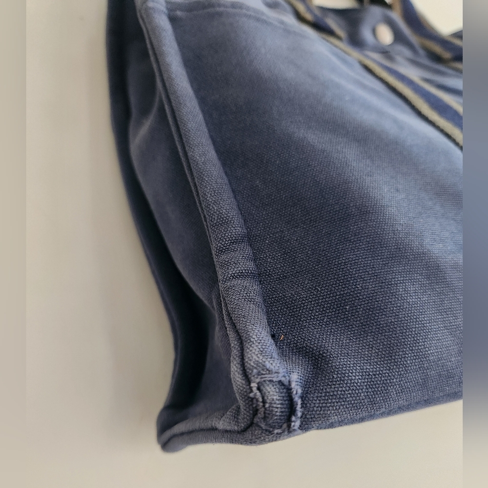 Hermes Large Paris Fourre Tote In Navy. - Picture 12 of 15